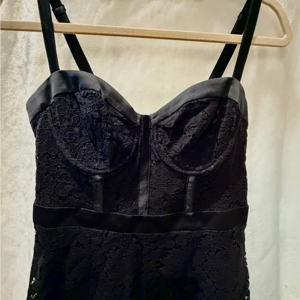 Express Black Lace Chemise
